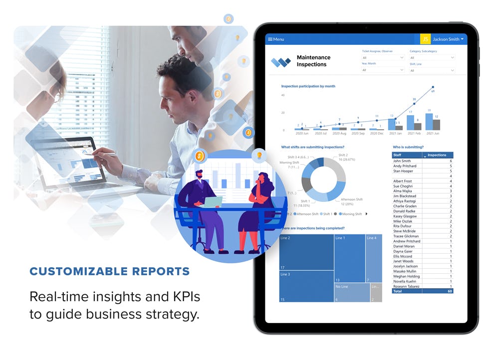 Weever Software - Customizable Reports - Real-time insights and KPIs to guide business strategy.