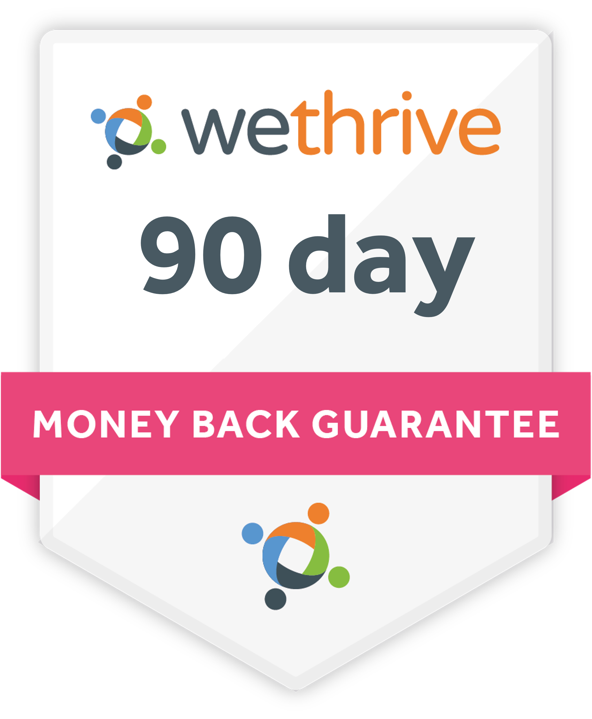 WeThrive Software - We are so confident in the effectiveness of our Employee Experience Platform and its ability to elevate engagement and performance that we proudly offer a money-back guarantee to all our customers.