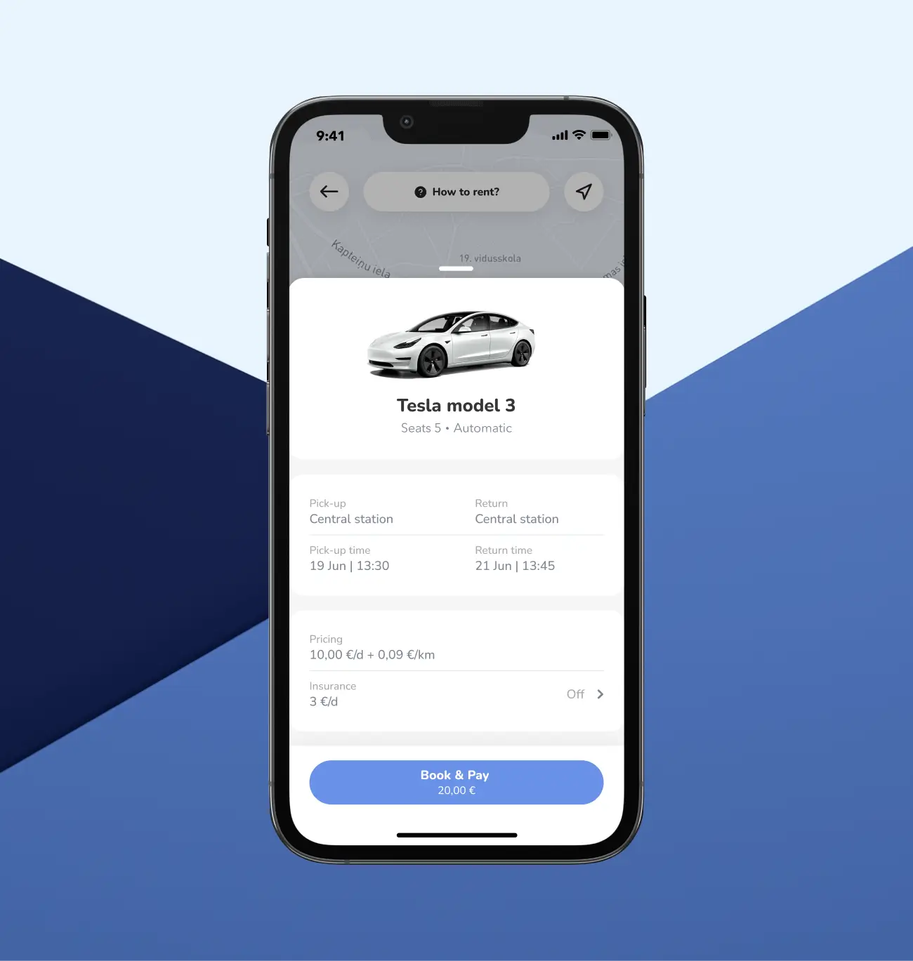ATOM screenshot: Digital rental app