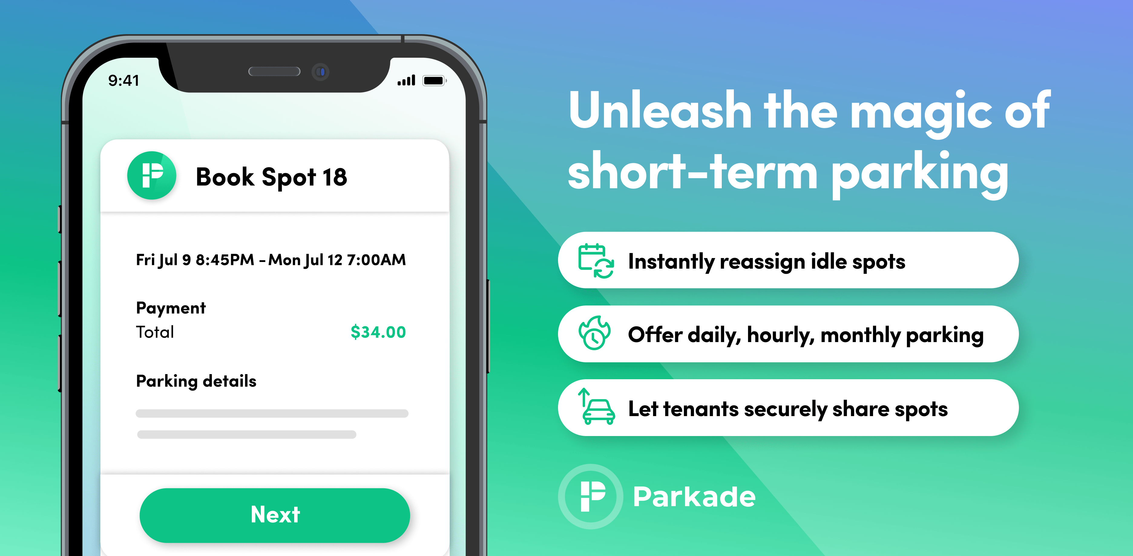 Parkade Software - Unleash the magic of short-term parking