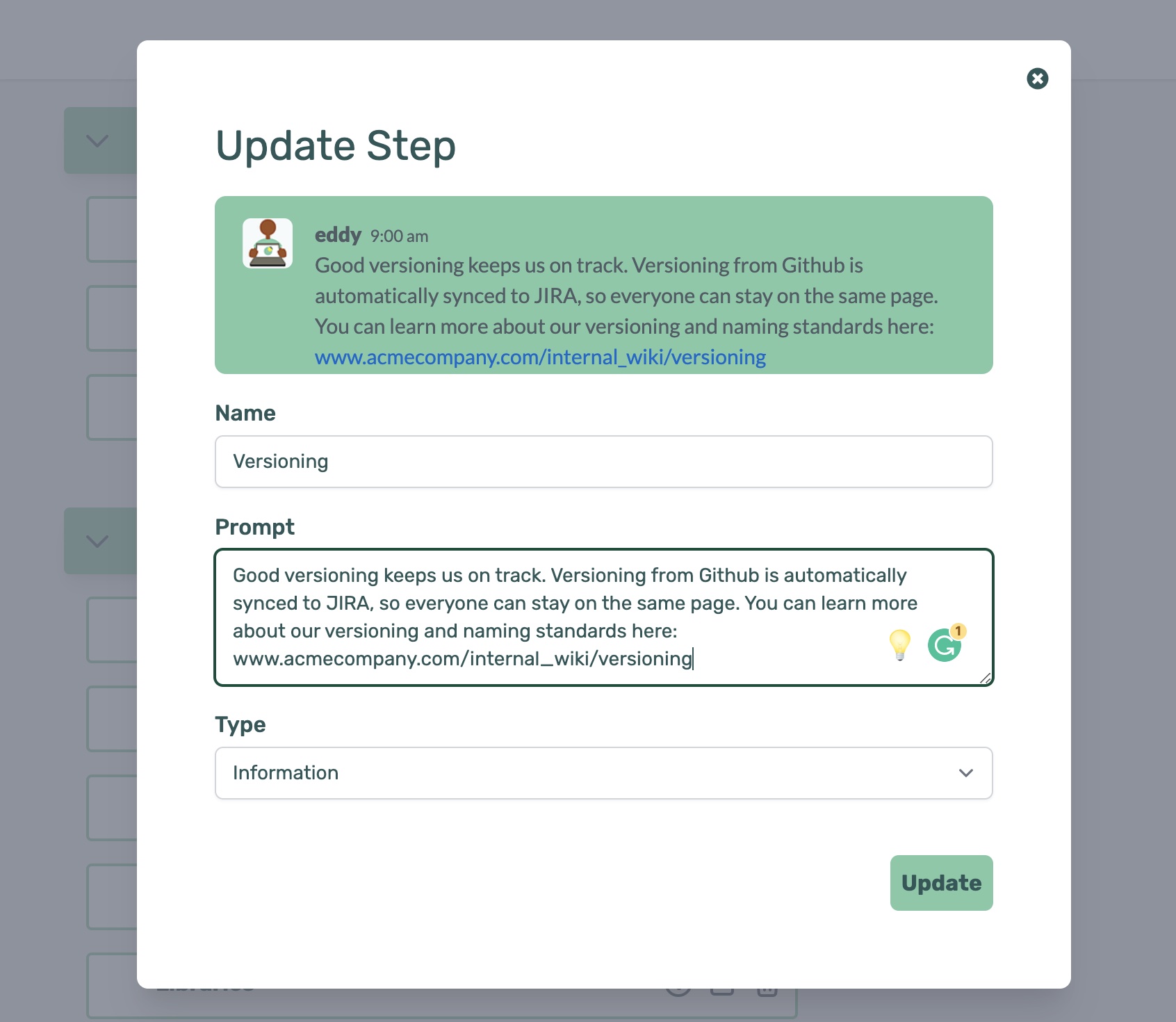 Path Builder is a simple UI for managing your team's know-how, with familiar editing controls and previews anyone can create and update trainings.