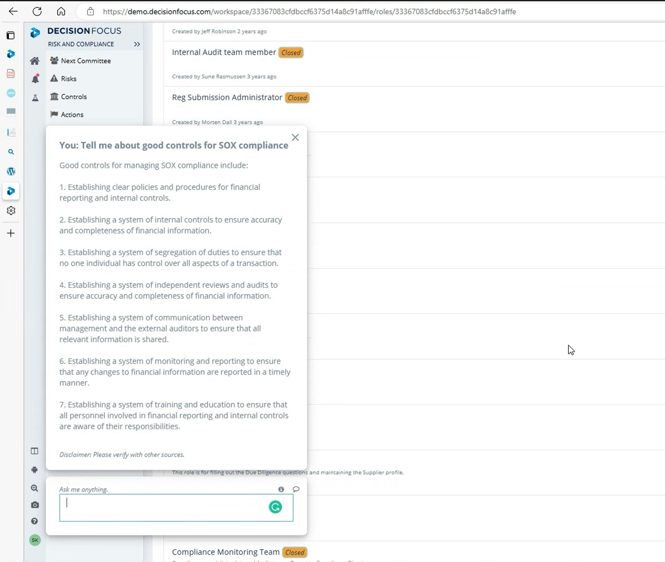 DECISION FOCUS Software - 2