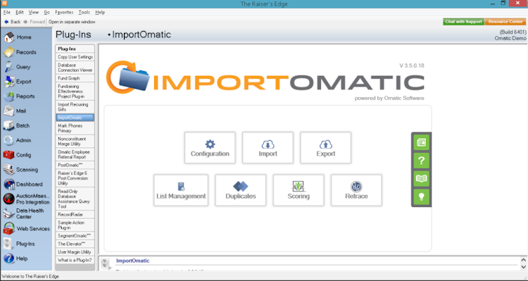 ImportOmatic screenshot: ImportOmatic Main Screen