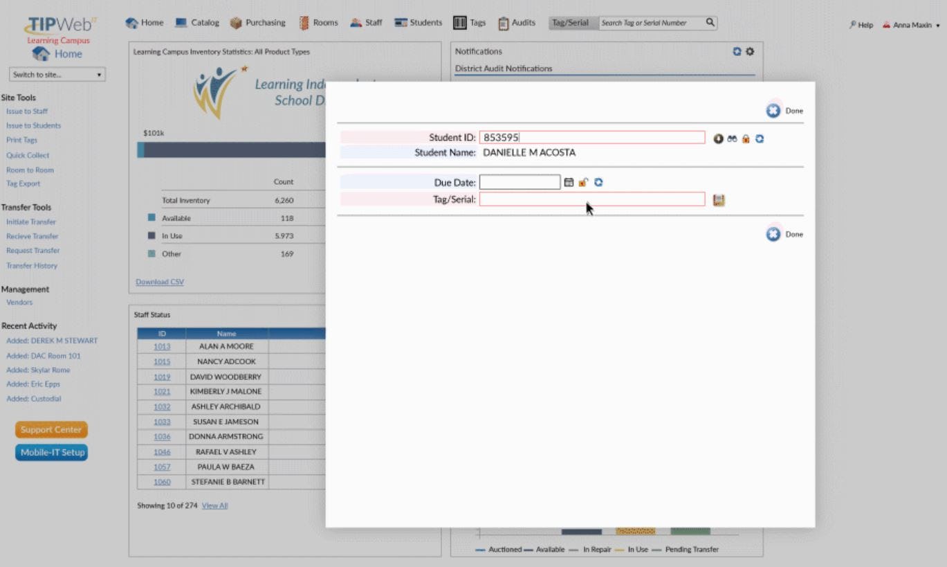 TIPWeb-IT Software - TIPWeb-IT issue assets