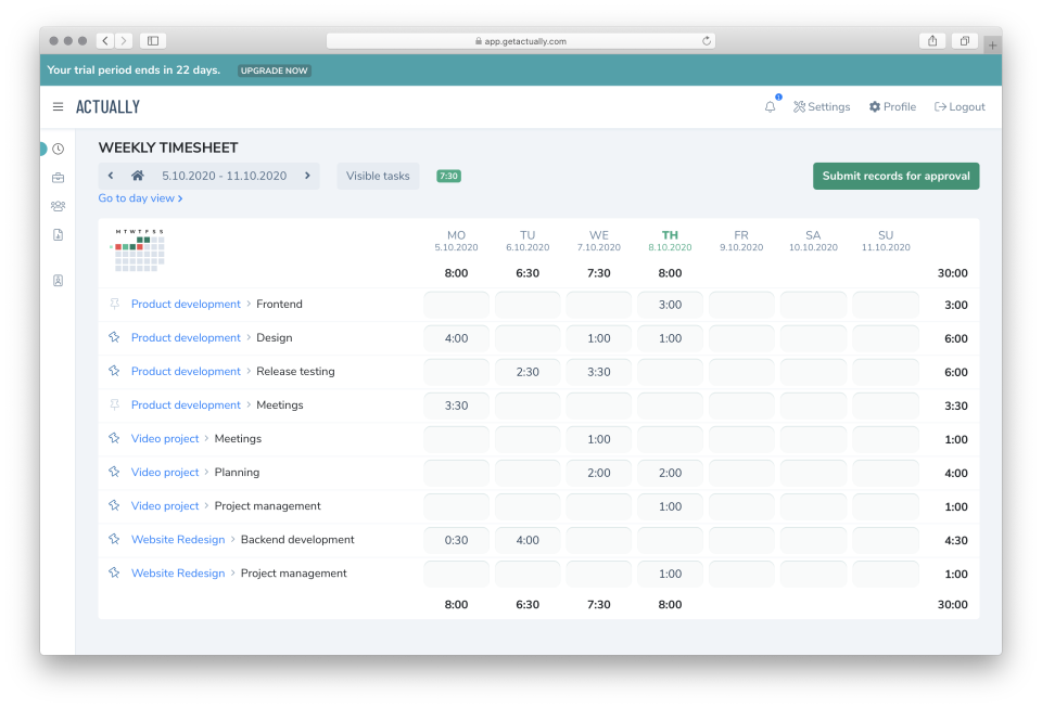 Actually - Timesheet-thumb
