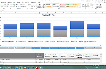 Update all manner of financial business reports within the familiar Excel environment