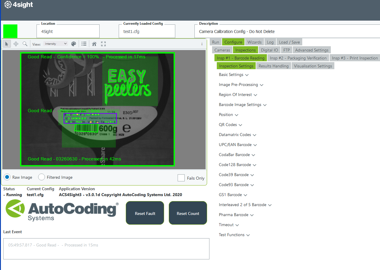 AutoCoding Software - AutoCoding combination inspection