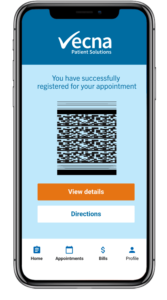 Vecna Contactless Mobile App Check-in and Virtual Waiting Room