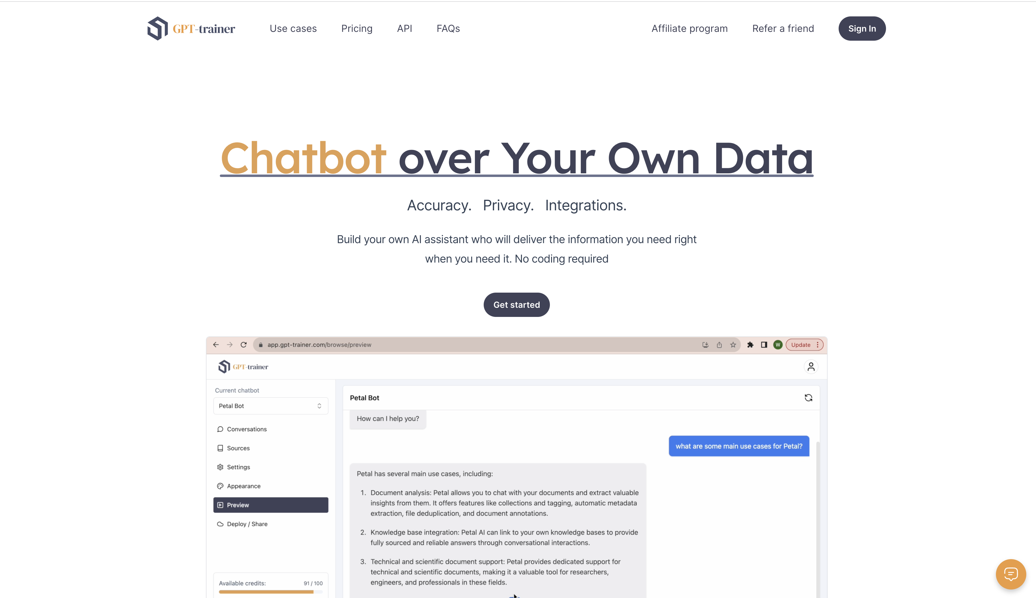 Create your own ChatGPT.