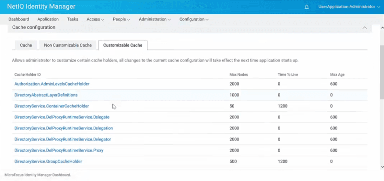 NetIQ Identity Manager Software - NetIQ Identity Manager cache configuration