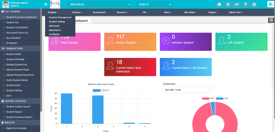 Vidyalaya School Software Software - 1