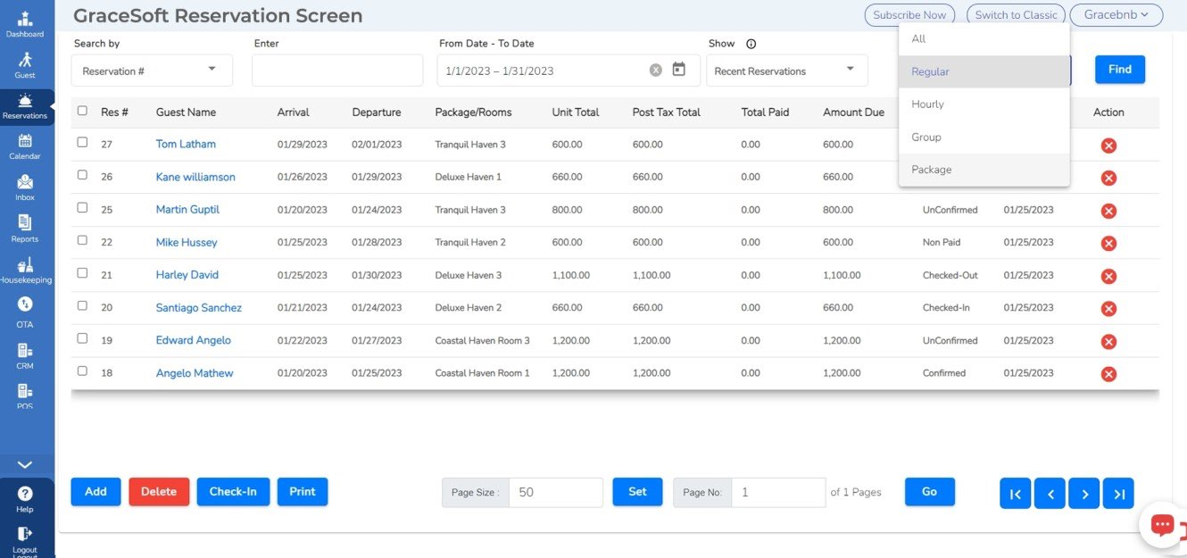 GraceSoft Easy InnKeeping Pricing, Alternatives & More 2023 | Capterra