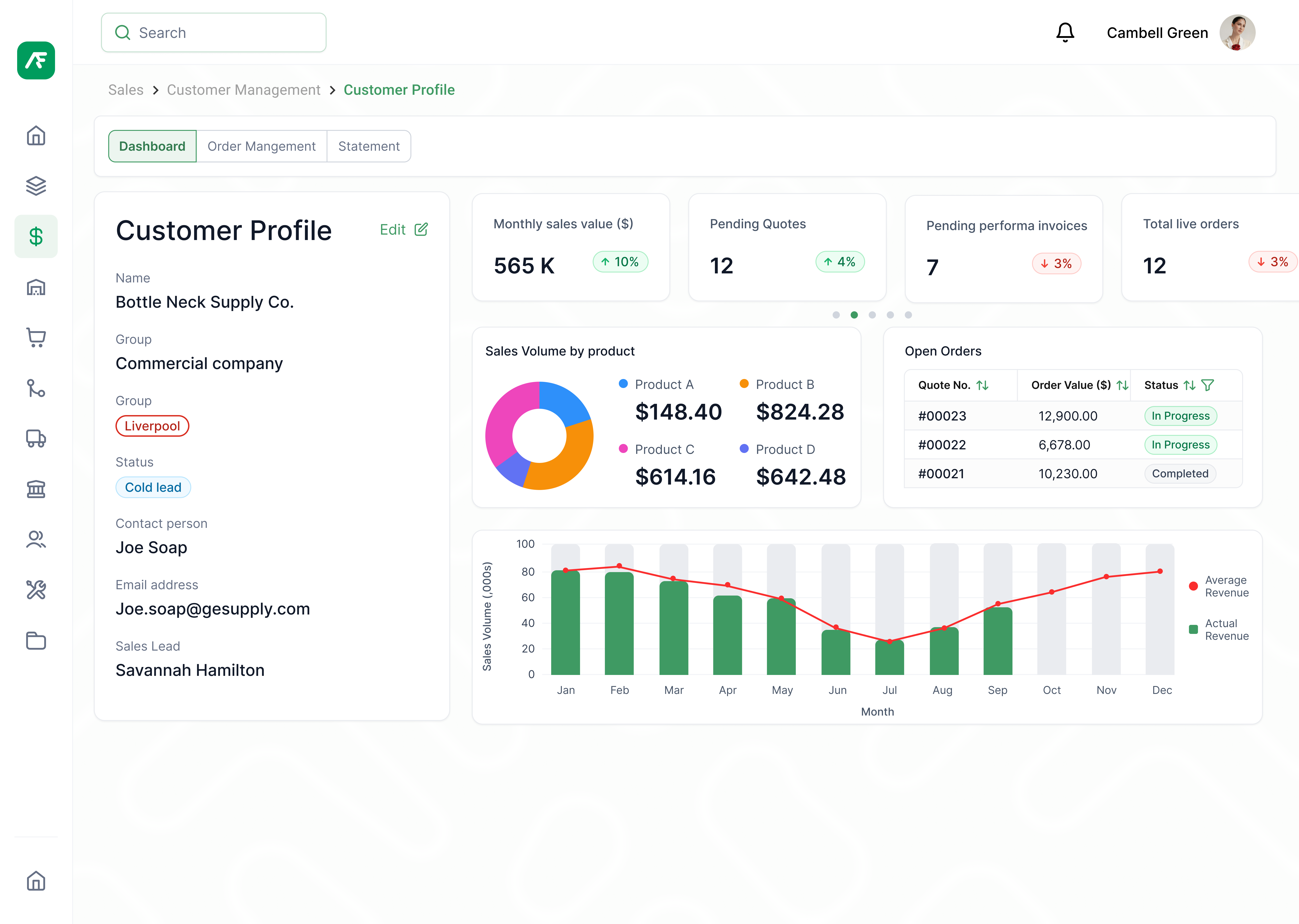 ArcFlow Software - ArcFlow customer management