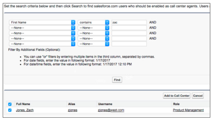 Search criteria