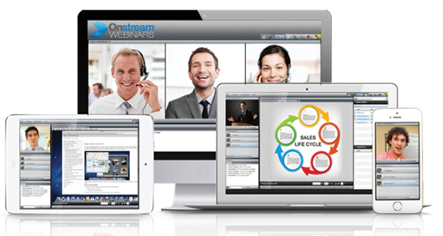 Onstream Webinars Software - Multiple devices