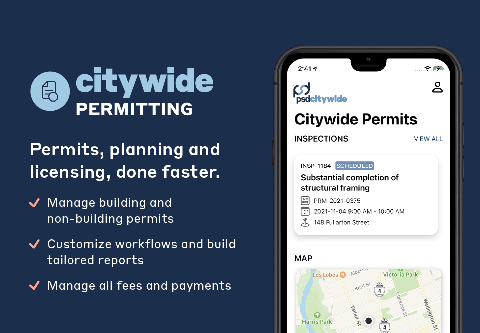 Citywide Permitting screenshot