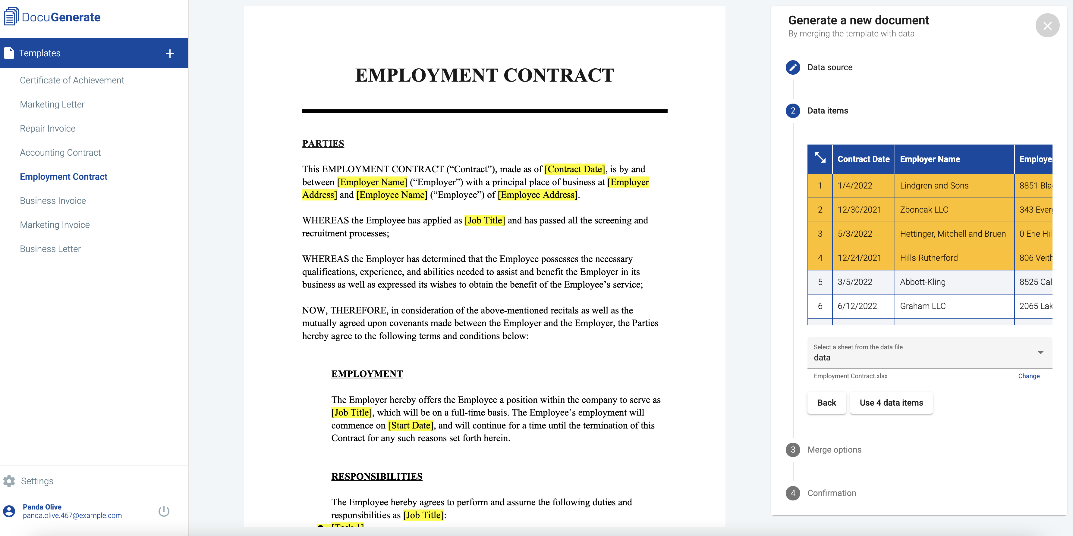 DocuGenerate Logiciel - 4