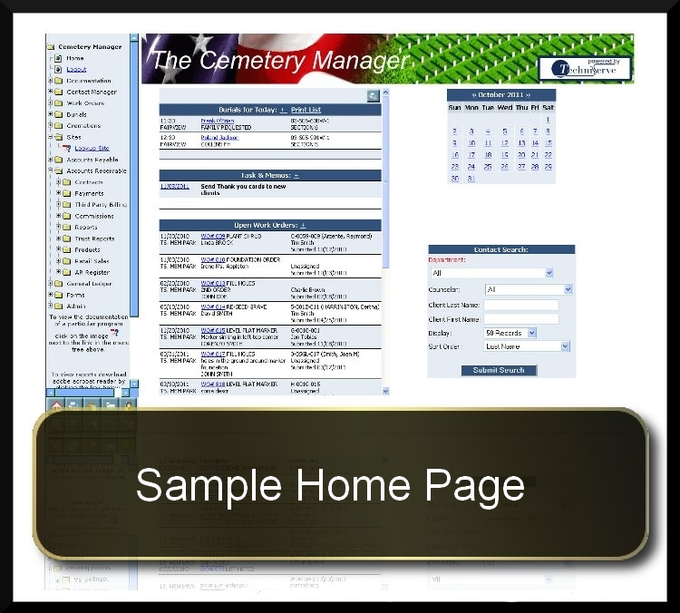 The Cemetery Manager Software - 1