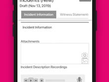 ETQ Reliance Software - ETQ Mobile Safety Incidents capture photo