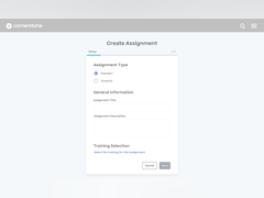 Cornerstone LMS Software - Create learning assignments - thumbnail