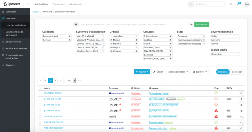 Cyberwatch Vulnerability Manager Software - 2