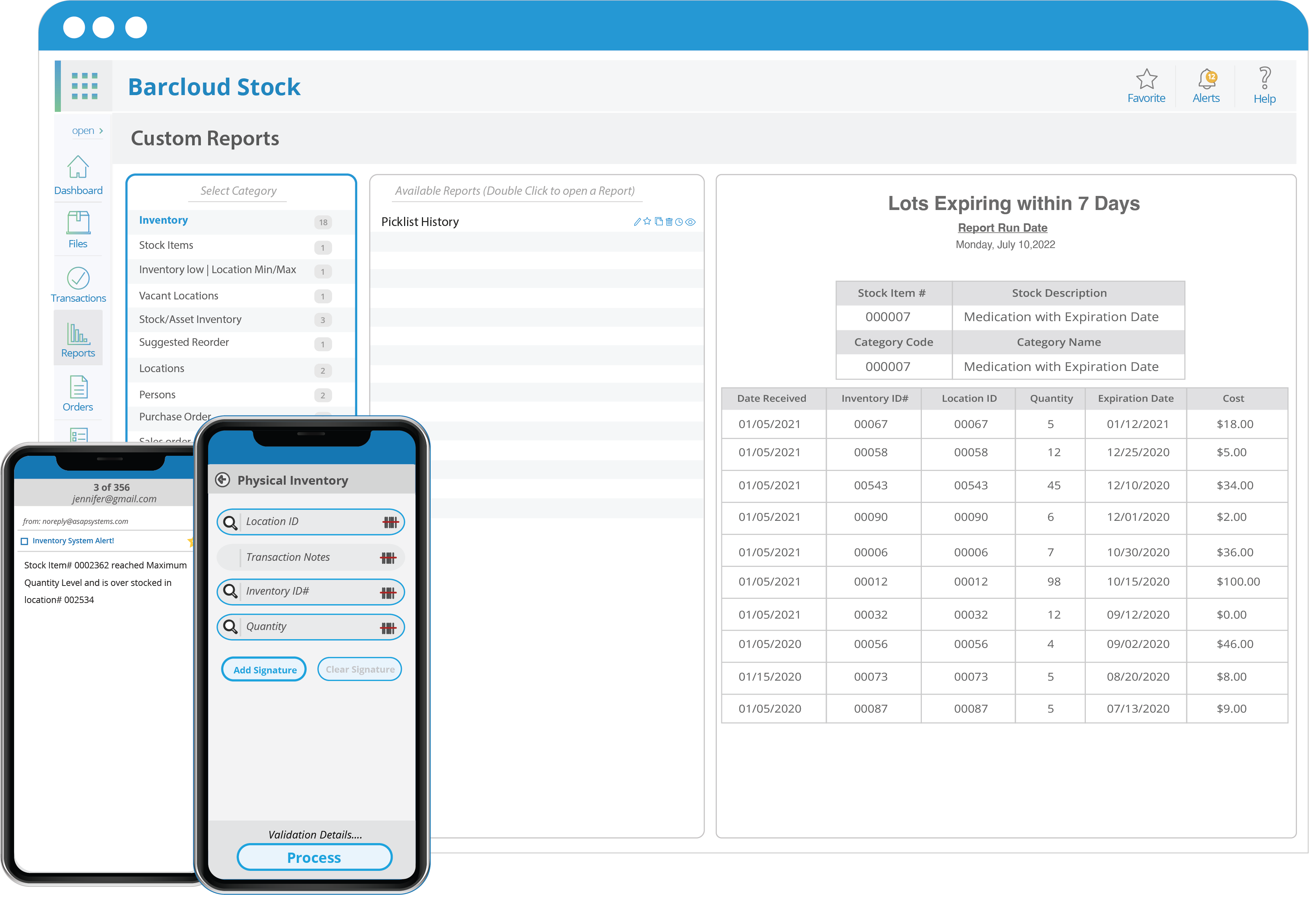 Unlimited configurable reports
