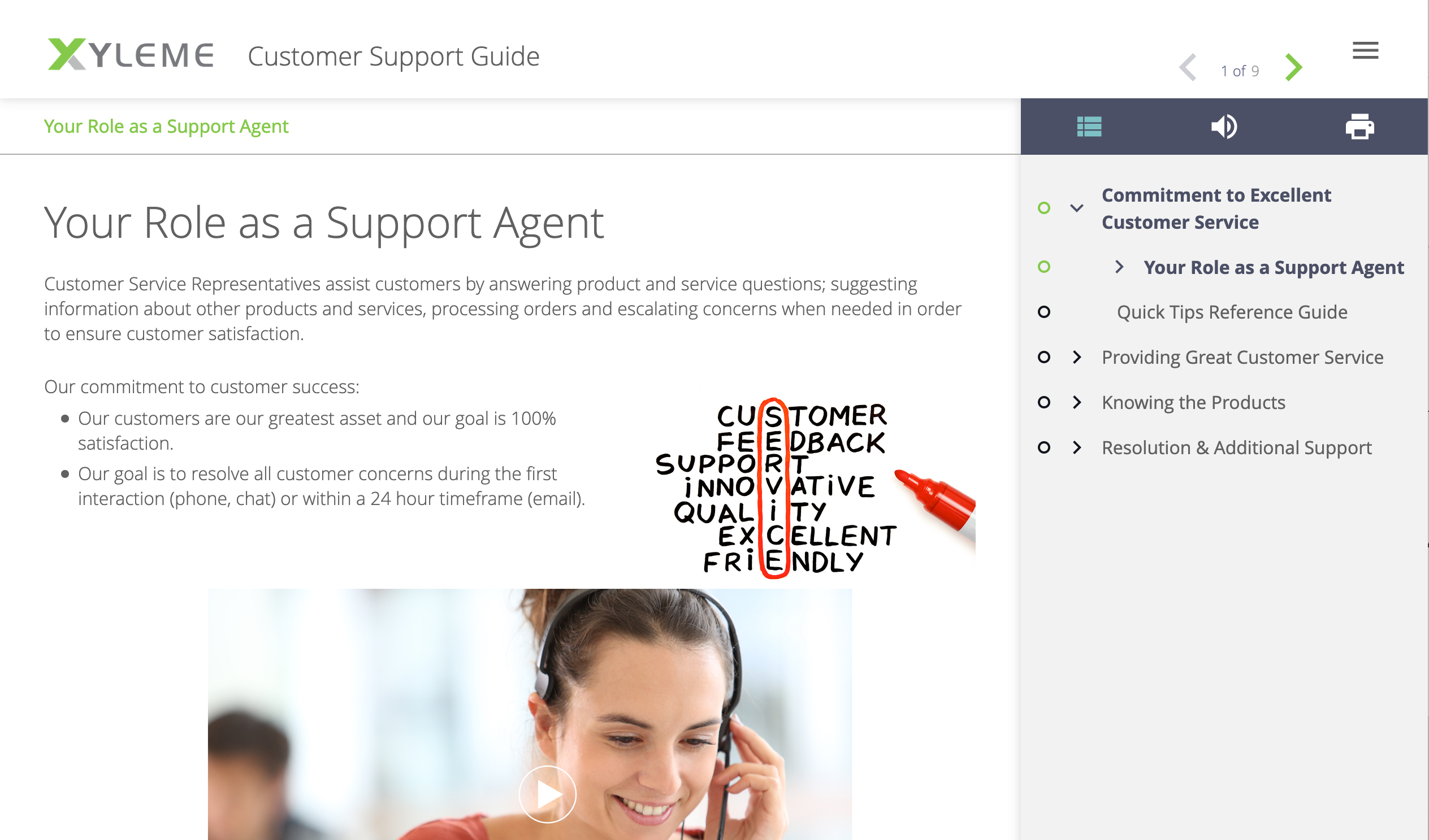 Xyleme Software - Xyleme customer support guide