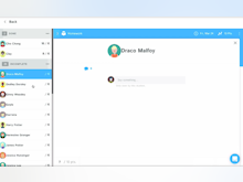 Kiddom Software - Students can chat with teachers to ask for help on assignments