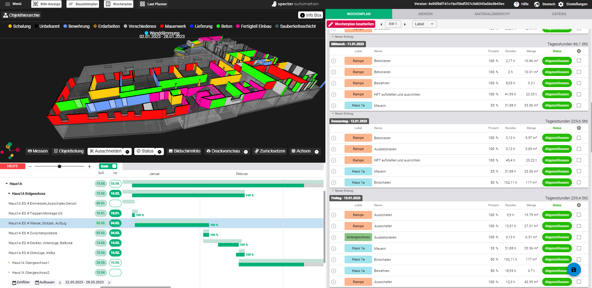 Specter Software - Specter Software with Building Status