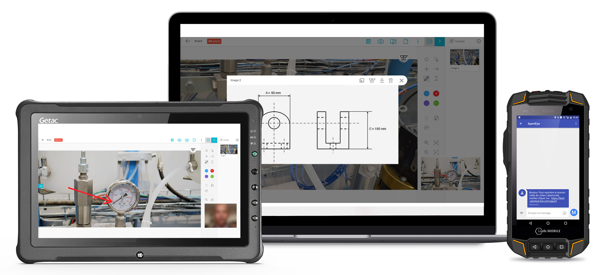 XE aR screenshot: Supported devices| PC, smartphones, tablets