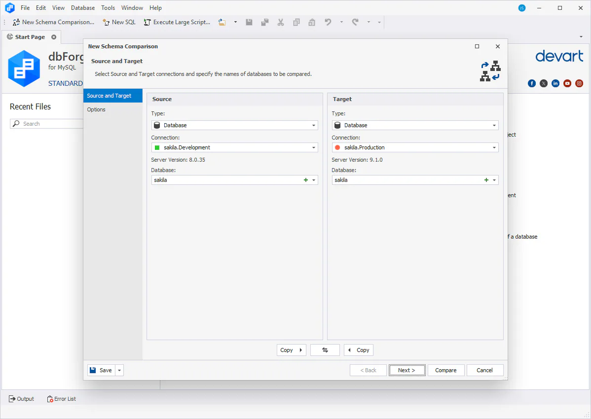 dbForge Compare Bundle for MySQL Pricing, Reviews & Features - Capterra ...