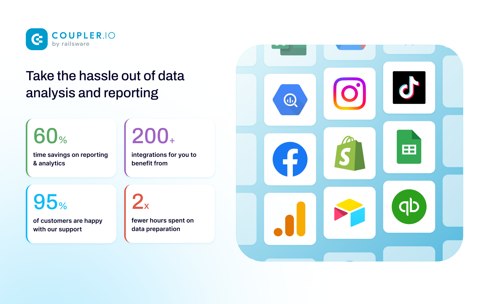 Take the hassle out of data analysis and reporting