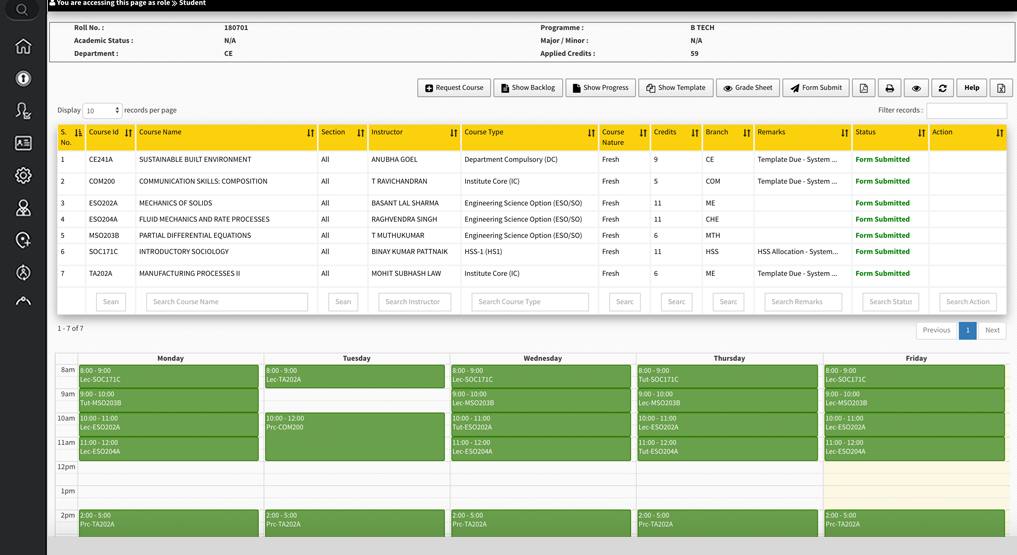 Unifyed Mobile Digital Campus screenshot: Unifyed Student registration