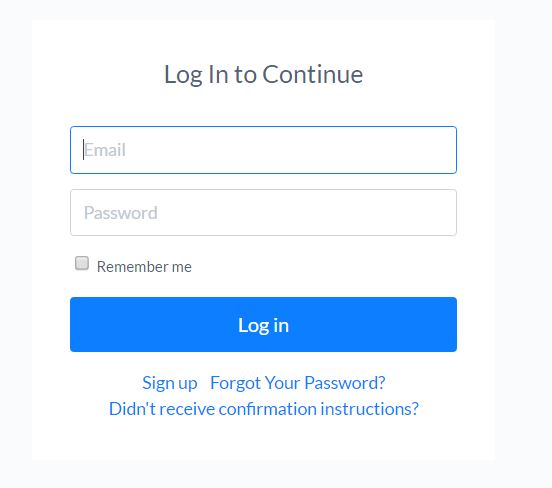 Apptopia Software - Login page