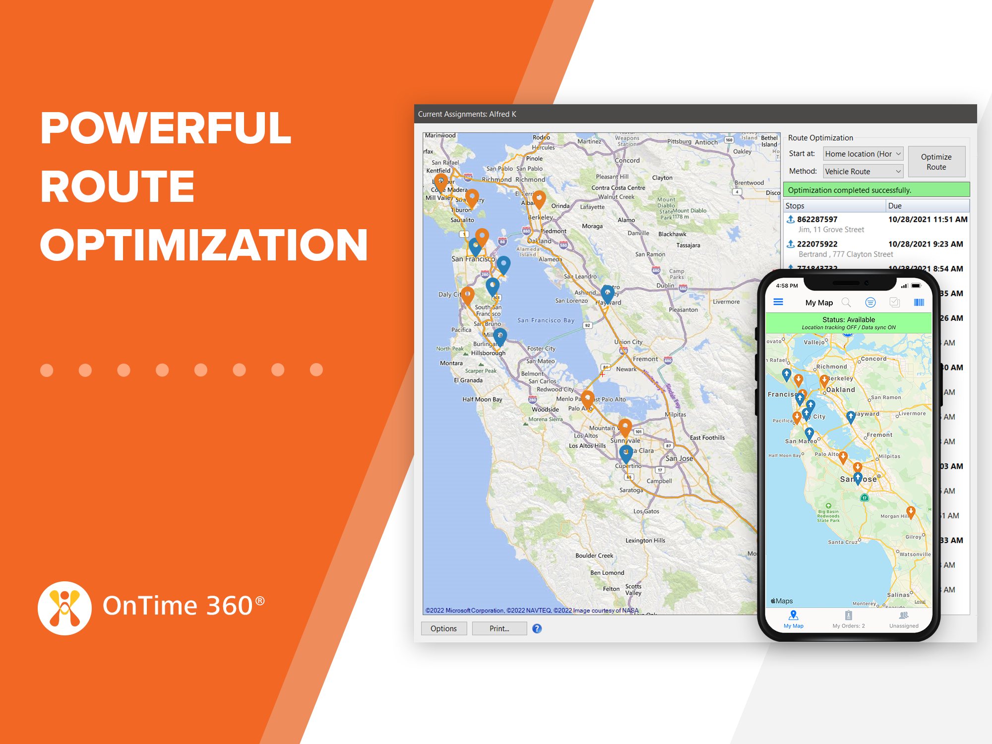 Route Optimization and Driver Mobile Application