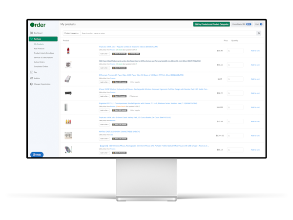 Order Software - Purchase in One Place