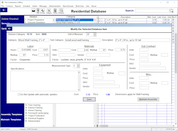 Contractor's Office Reviews, Demo & Pricing - 2022