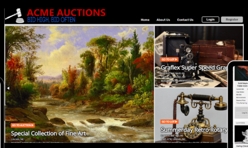 StableBid view auctions