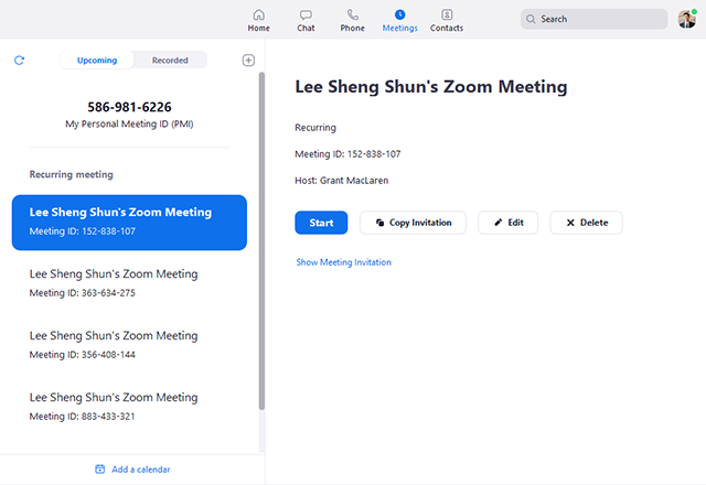 Zoom Meetings Software - Zoom Meetings