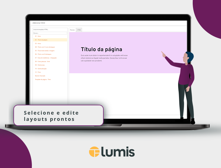 Novidades do produto  Lumis Experience Platform