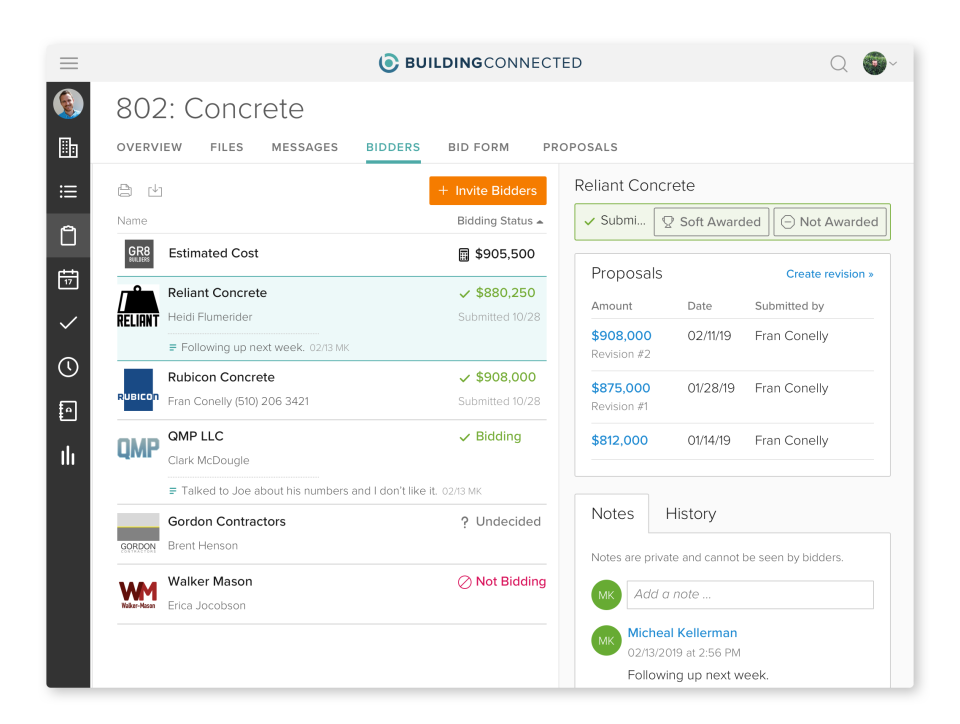 BuildingConnected Software - 3