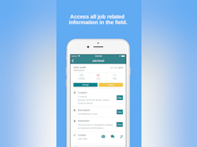 EyeOnTask Software - Access job details while in the field via mobile device