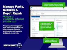 ServiceMax Software - Make your inventory processes more efficient with spare parts, returns and depot repair management with ServiceMax Asset 360.