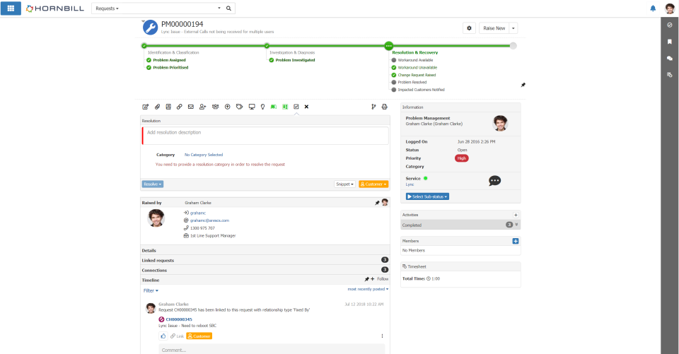 Hornbill process tracker
