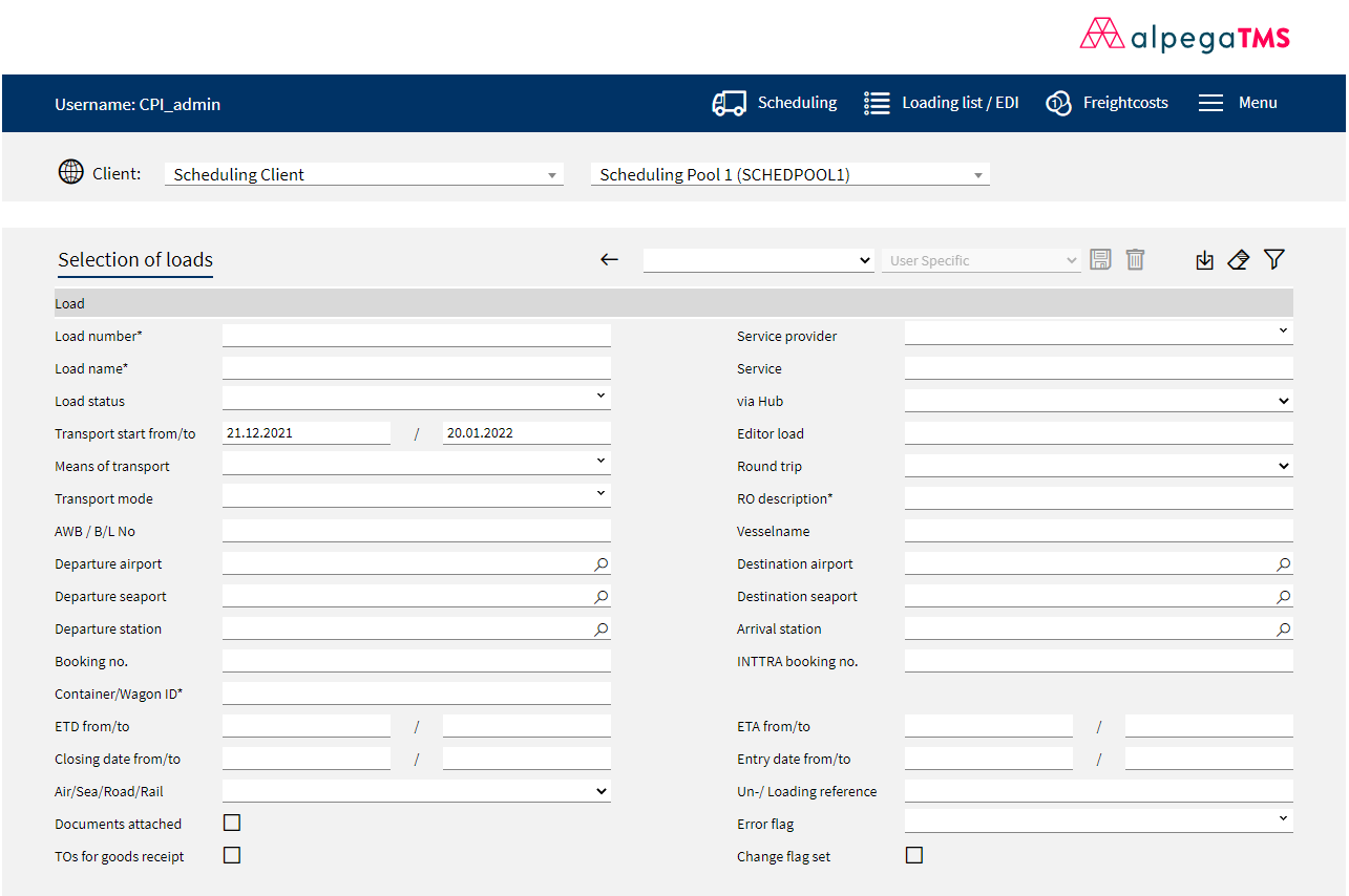 Alpega TMS Software - 3
