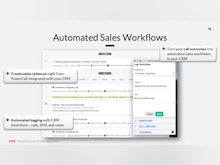 Kixie PowerCall Software - Run a second, parallel sales process that’s entirely automated by sending automated SMS messages and triggering automatic calls using information from your CRM.