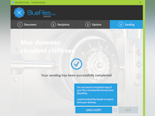 BlueFiles Software - Automated sending to your correspondents