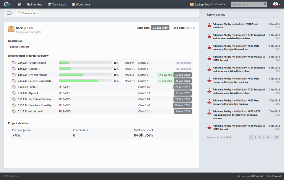 SprintGround Software - 5