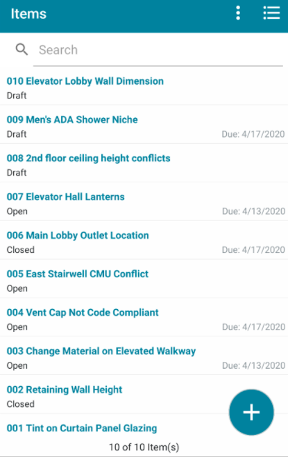 Kahua items