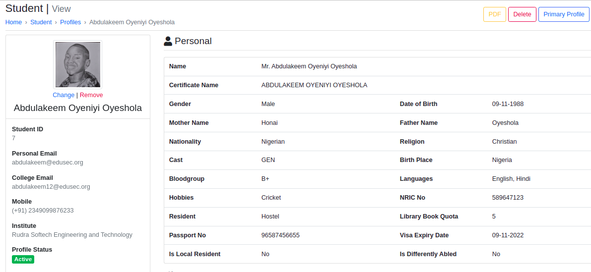 EduSec Software - 2